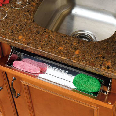 Metal best sale sink tray